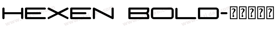 Hexen Bold字体转换